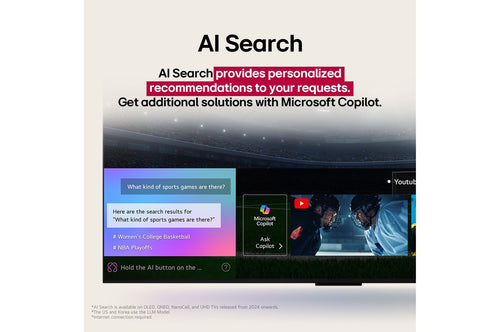 LG 65" UHD AI UA85 4K Smart TV – AI Magic Remote, HDR10, webOS25 (2025)